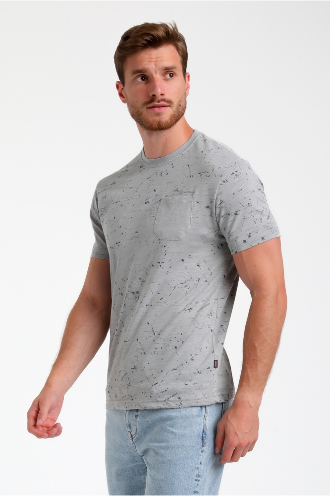 T SHIRT 155514 605 grey melange